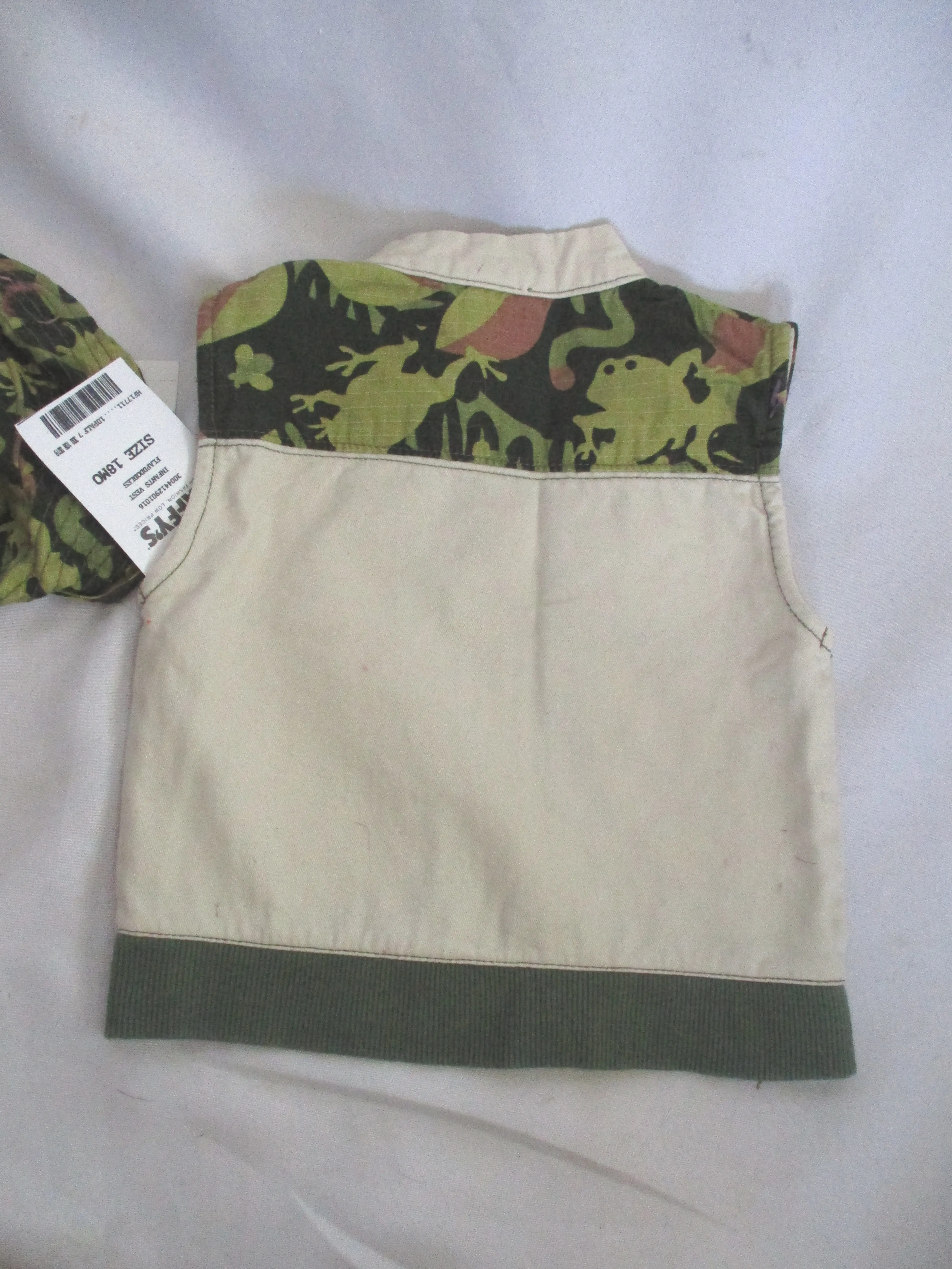 NEW NWT Set INFANT BABY FLAPDOODLES Vest Hat RADICAL RAINFOREST Hat Jacket 18M Desert Stone