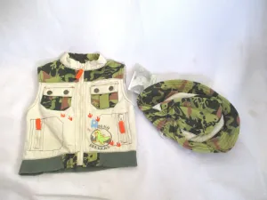 NEW NWT Set INFANT BABY FLAPDOODLES Vest Hat RADICAL RAINFOREST Hat Jacket 18M Desert Stone