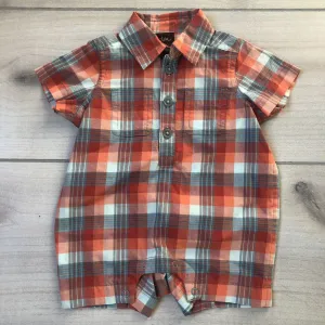 NEW Tea Collection Plaid Romper