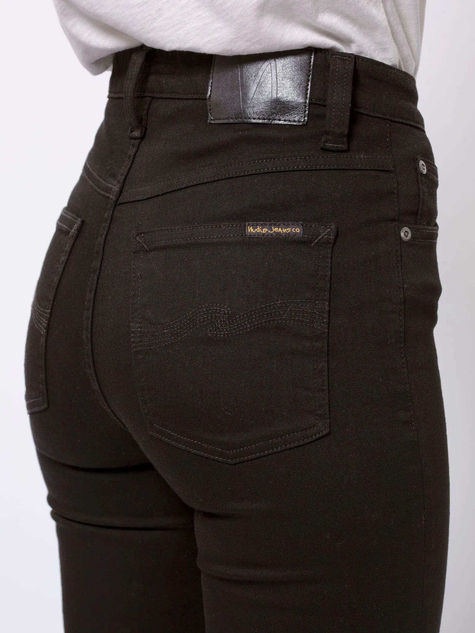 NUDIE JEANS - Hightop Tilde - Everblack