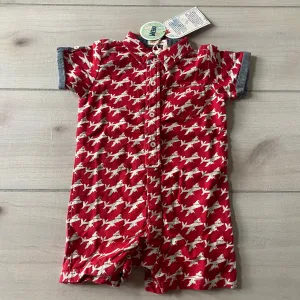 NWT Hatley Airplane Pattern Romper