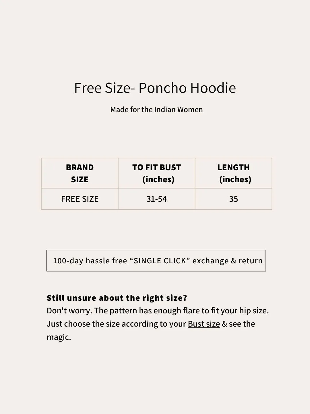 Olive Poncho Hoodie - Solid (Female)