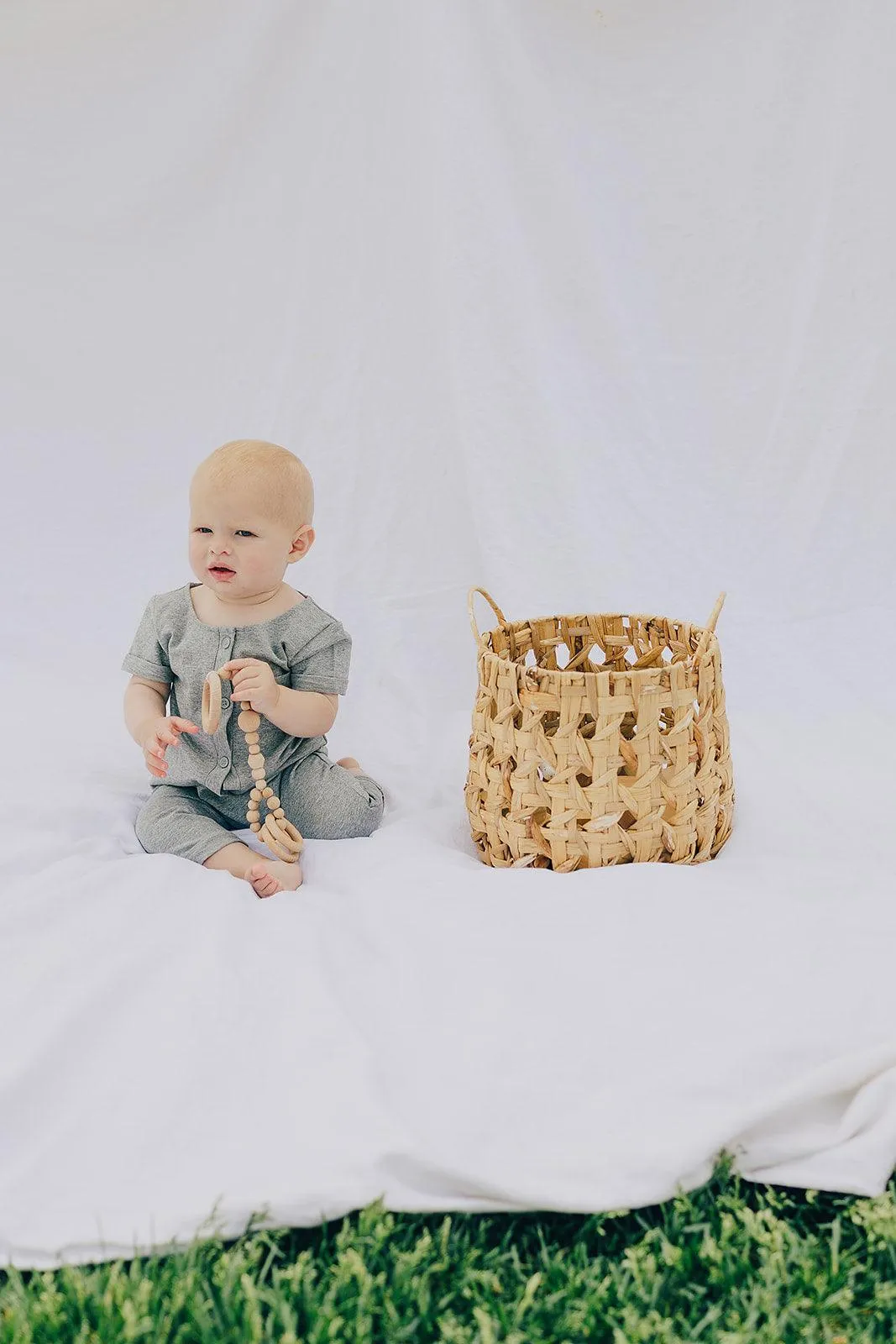Organic Cotton Short Sleeve Terry Romper