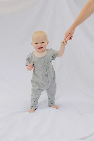 Organic Cotton Short Sleeve Terry Romper