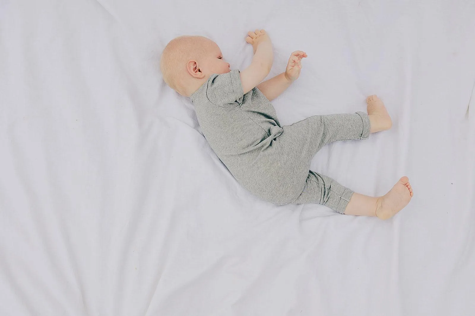 Organic Cotton Short Sleeve Terry Romper