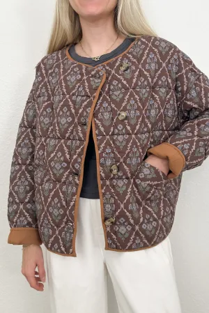 Paisley Quilted Floral Jacket