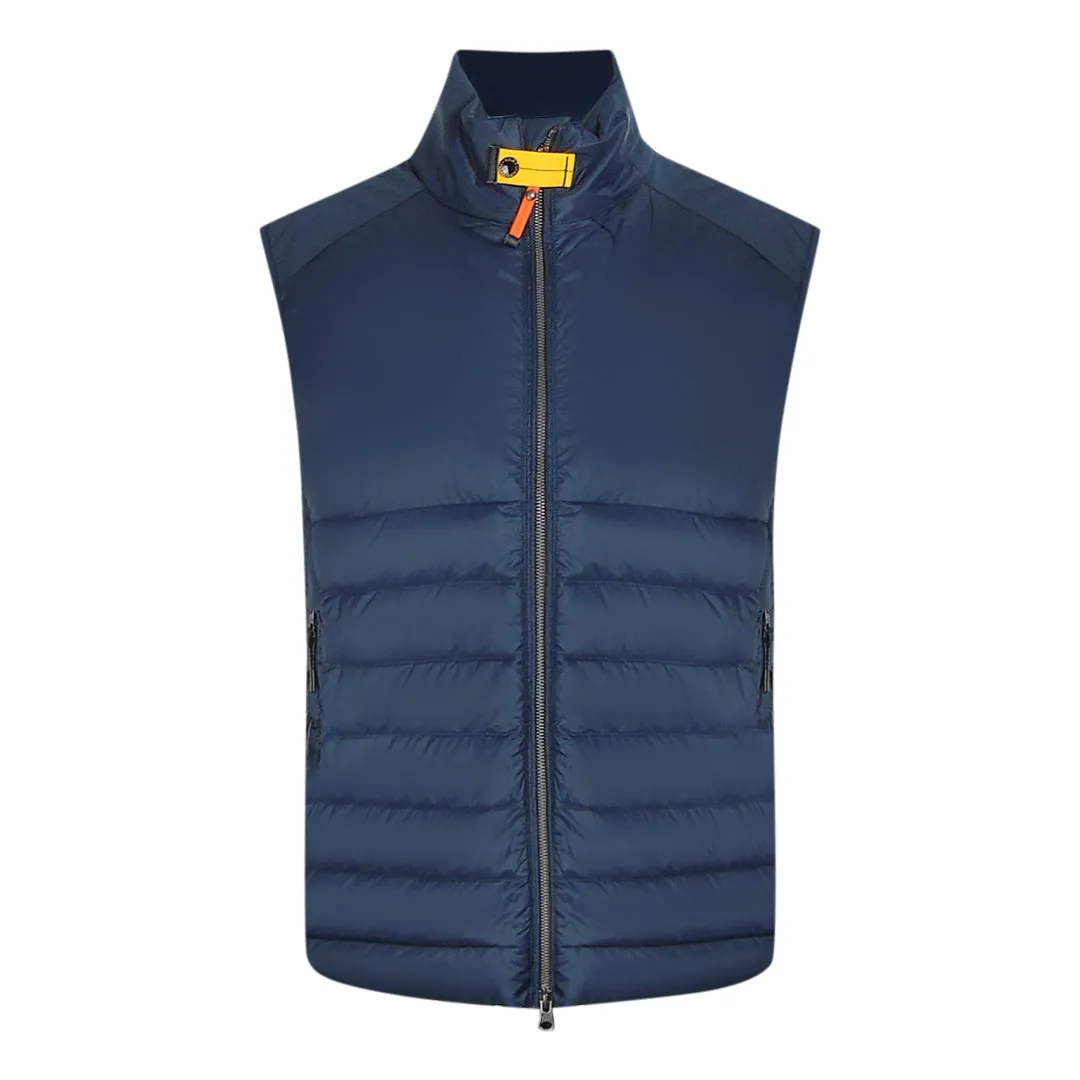 Parajumpers Korey Navy Blue Gilet Down Jacket