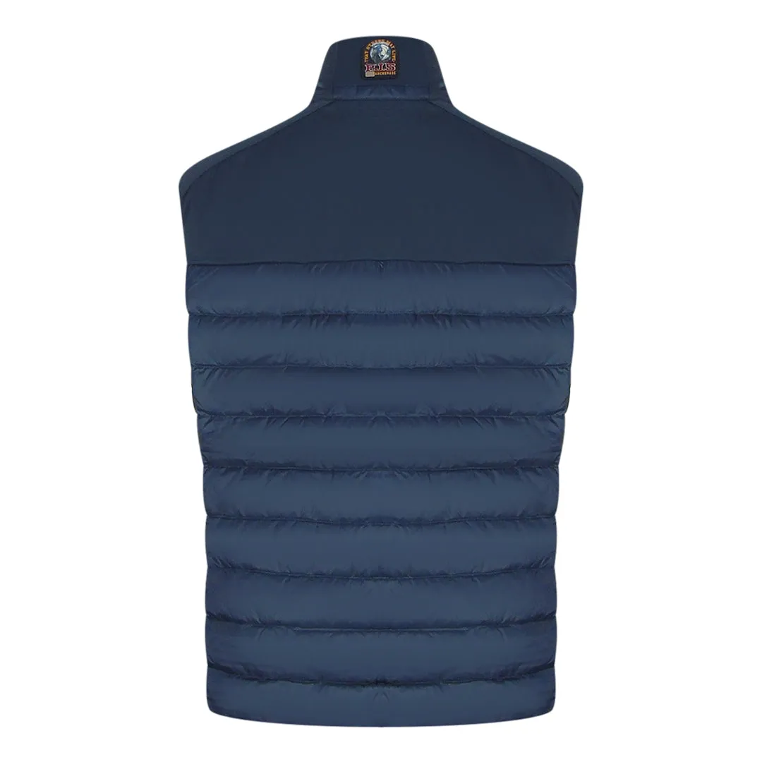 Parajumpers Korey Navy Blue Gilet Down Jacket