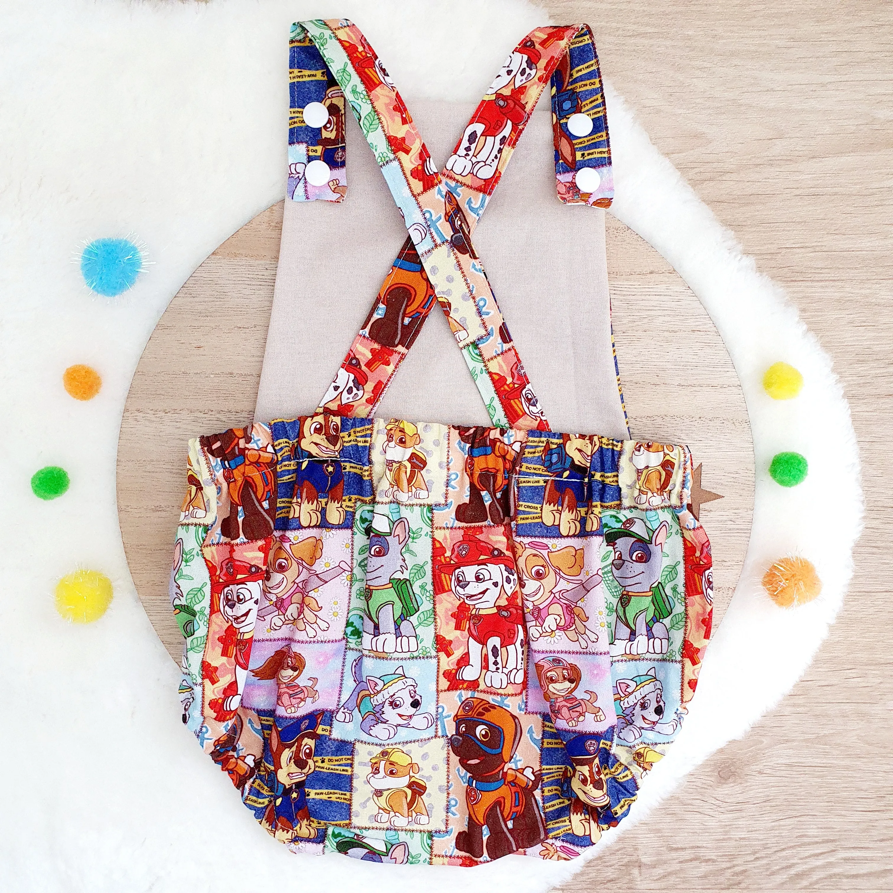 PAW PATROL print Baby Romper, Size 1
