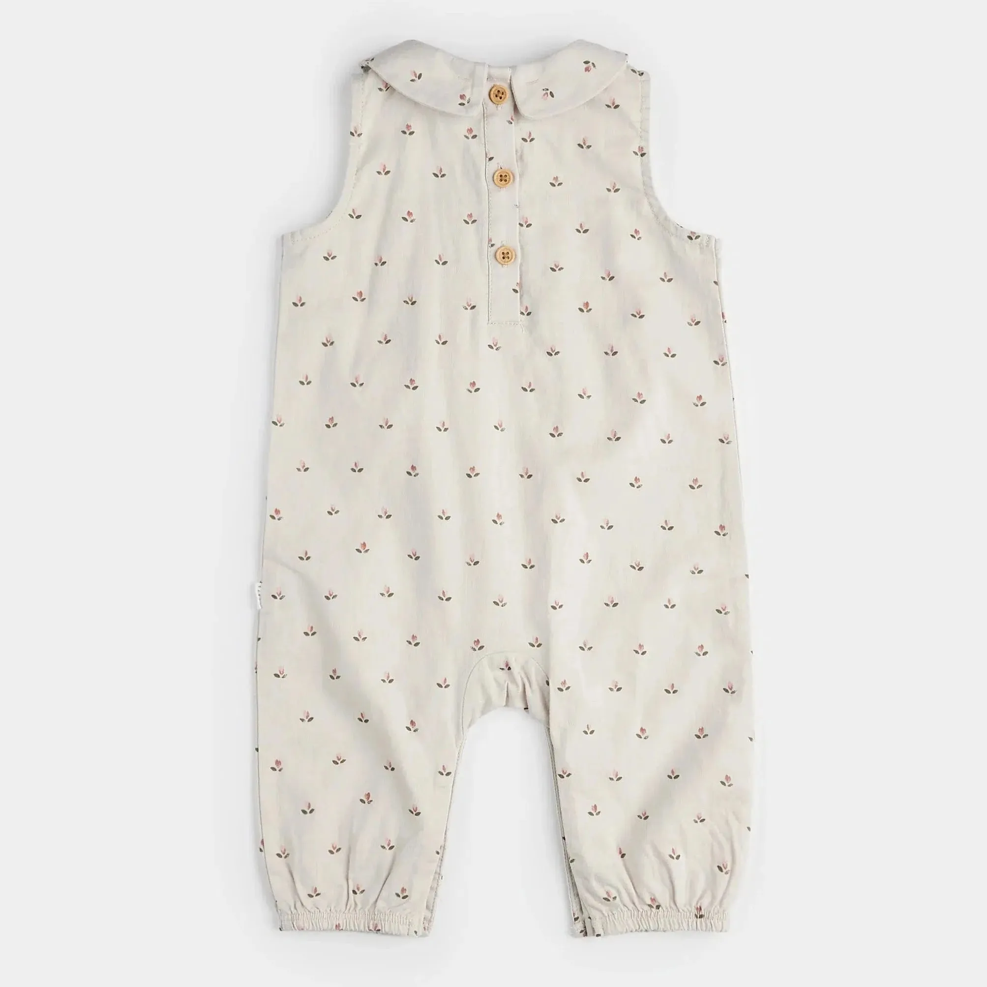 Petit Lem - Organic Woven Romper - Tiny Tulips
