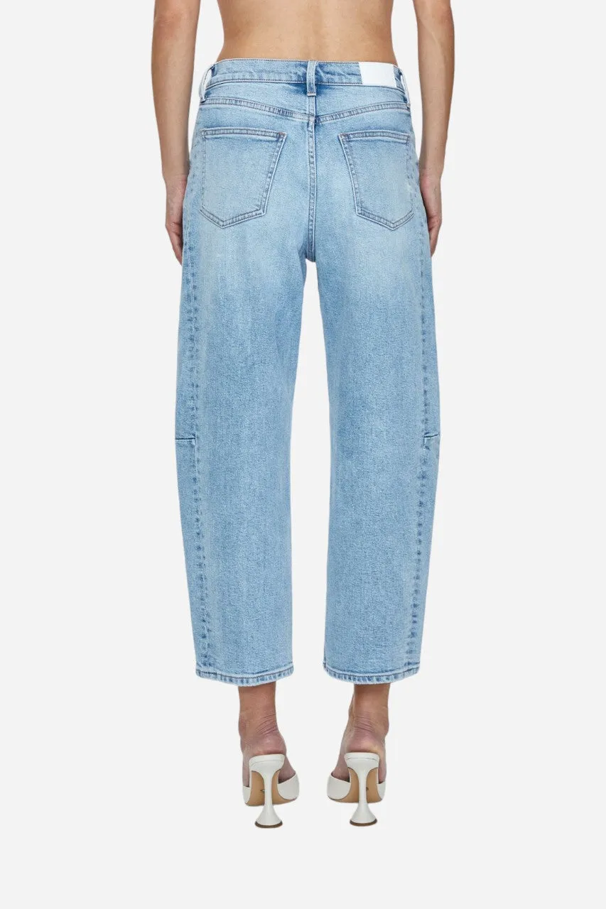 Pistola Eli High Rise Arched Leg Jeans in Sun Kissed