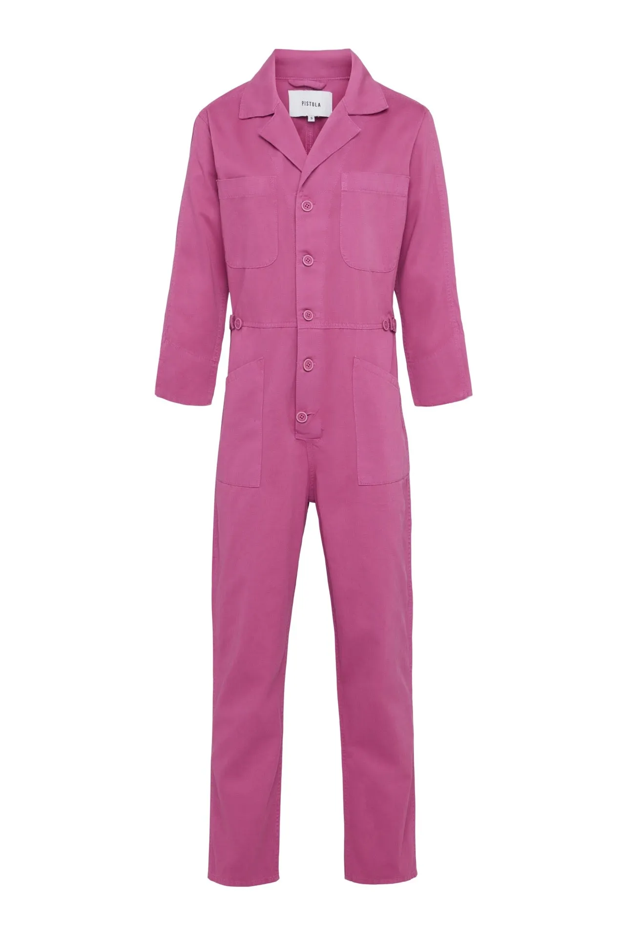 Pistola Tanner Long Sleeve Field Worker Jumpsuit - Fuschia