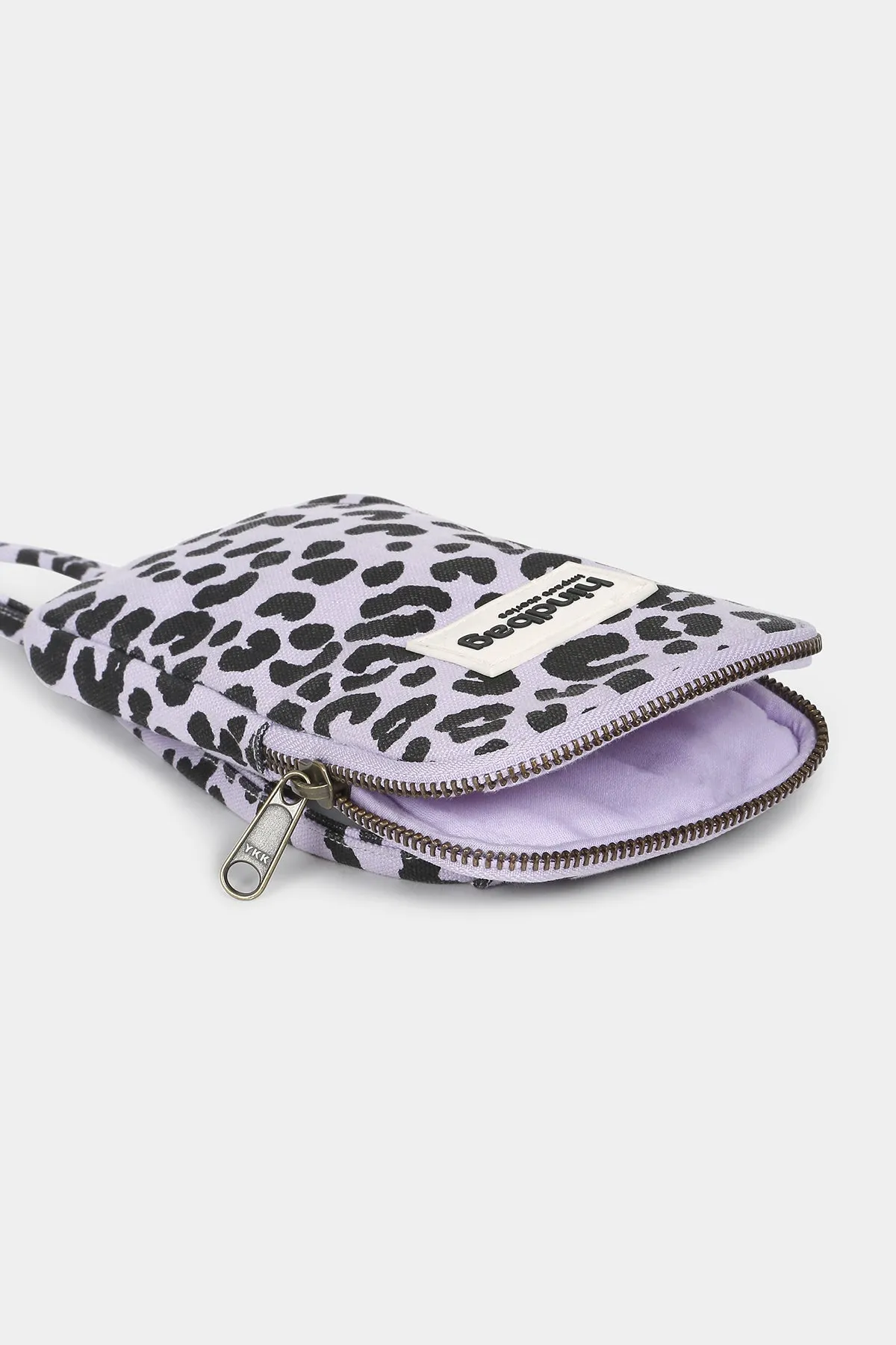Pochette téléphone Bill Léopard lilas