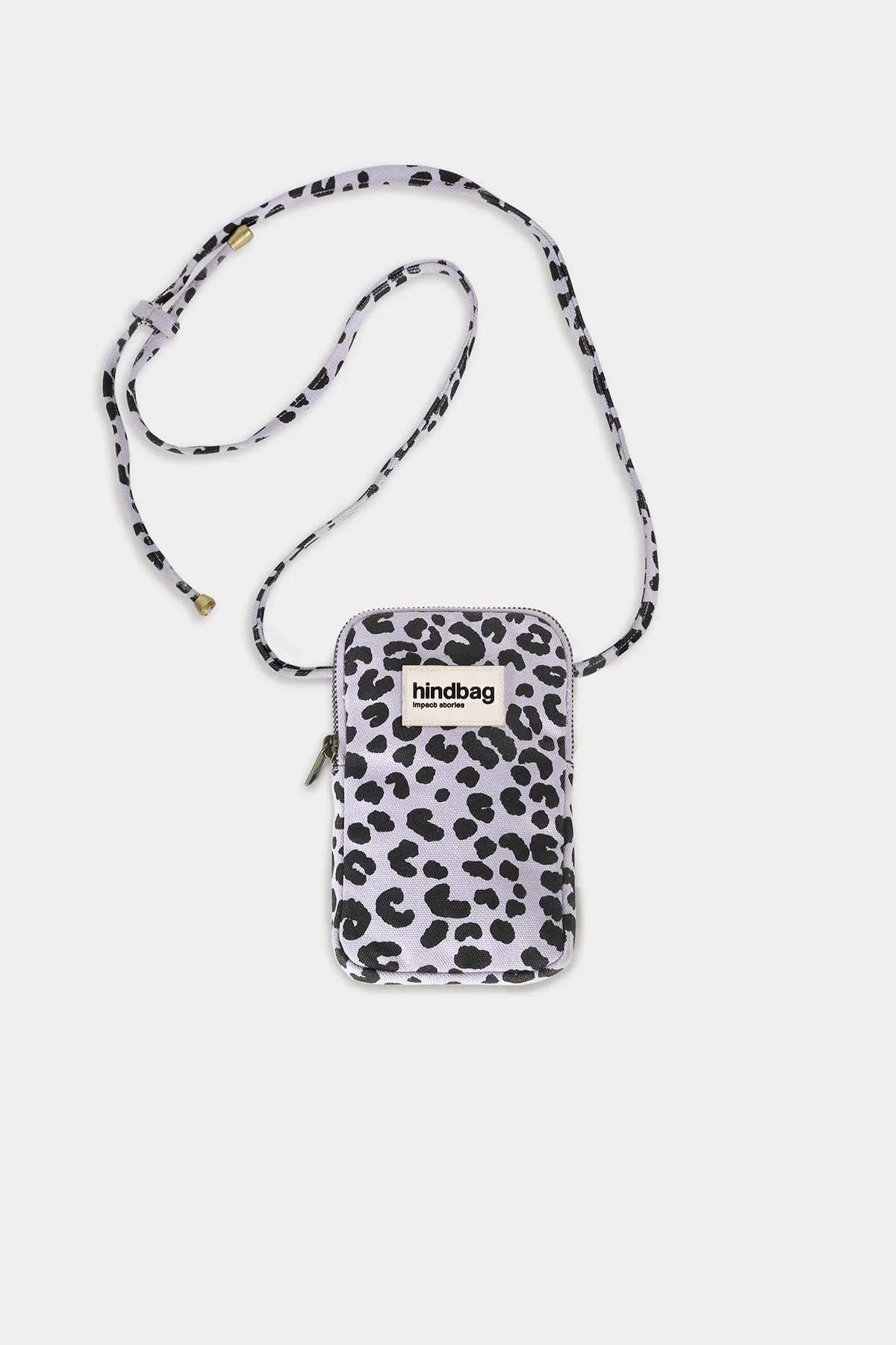 Pochette téléphone Bill Léopard lilas