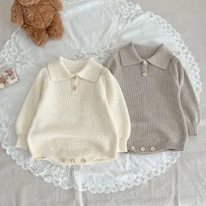 Pointelle Knit Romper