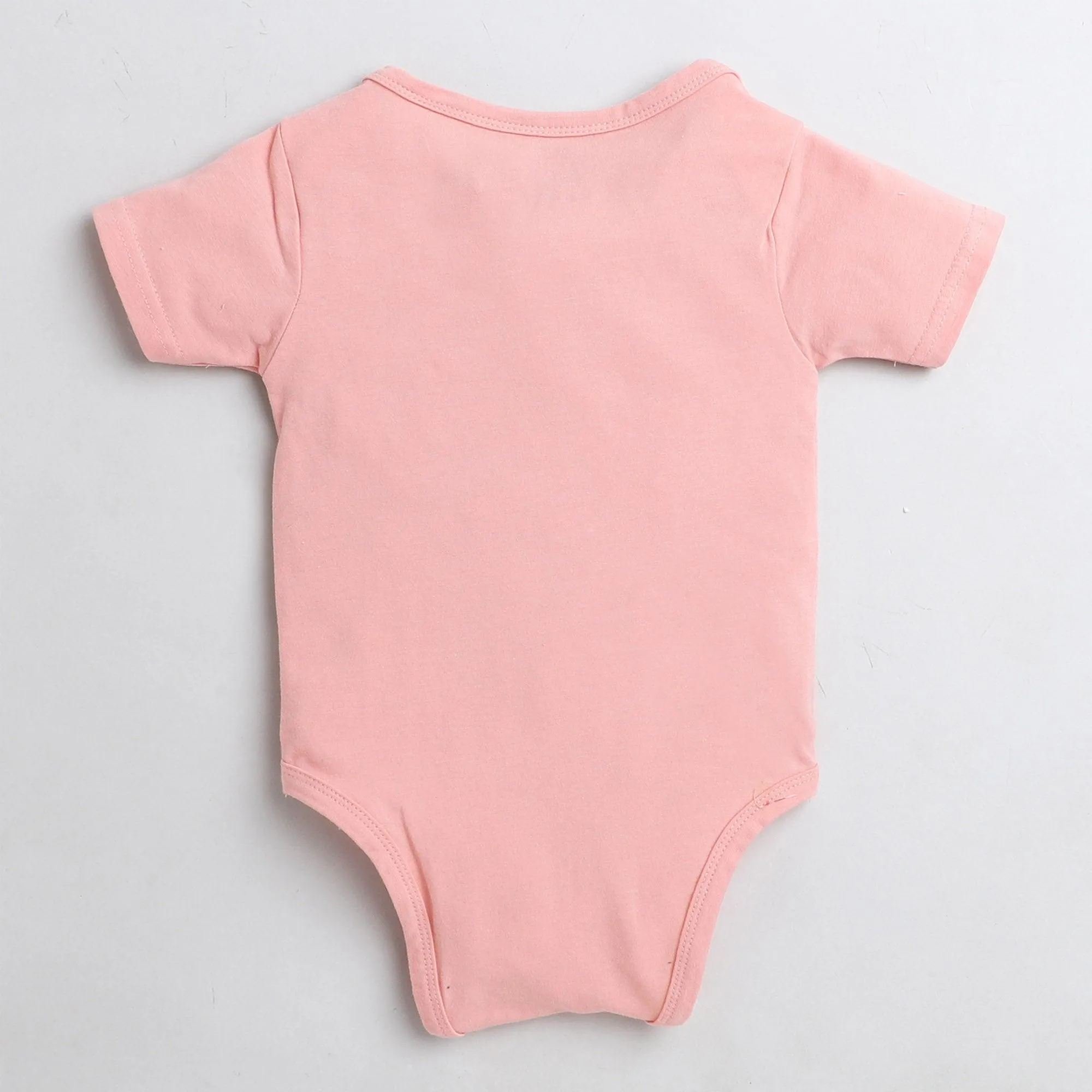 Polka Tots Half Sleeve Romper Onesie Watermelon Candy - Pink