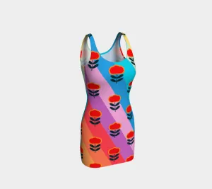 Poppy Floral Bodycon Dress
