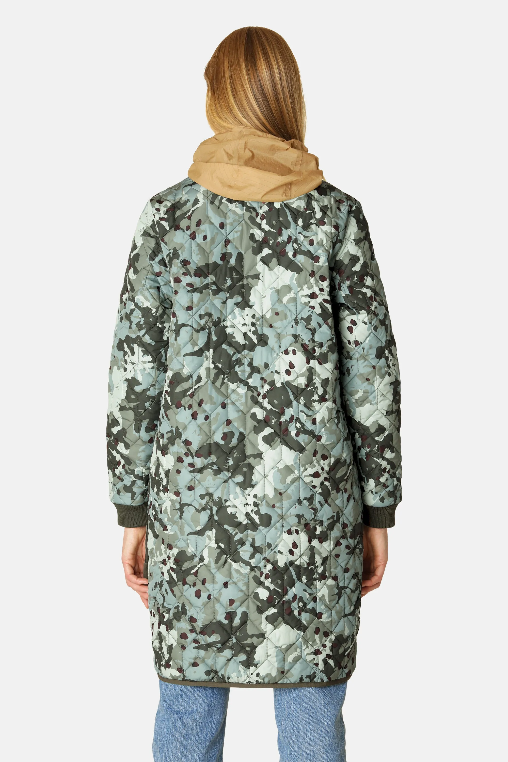 Quilt Coat - Green Camo