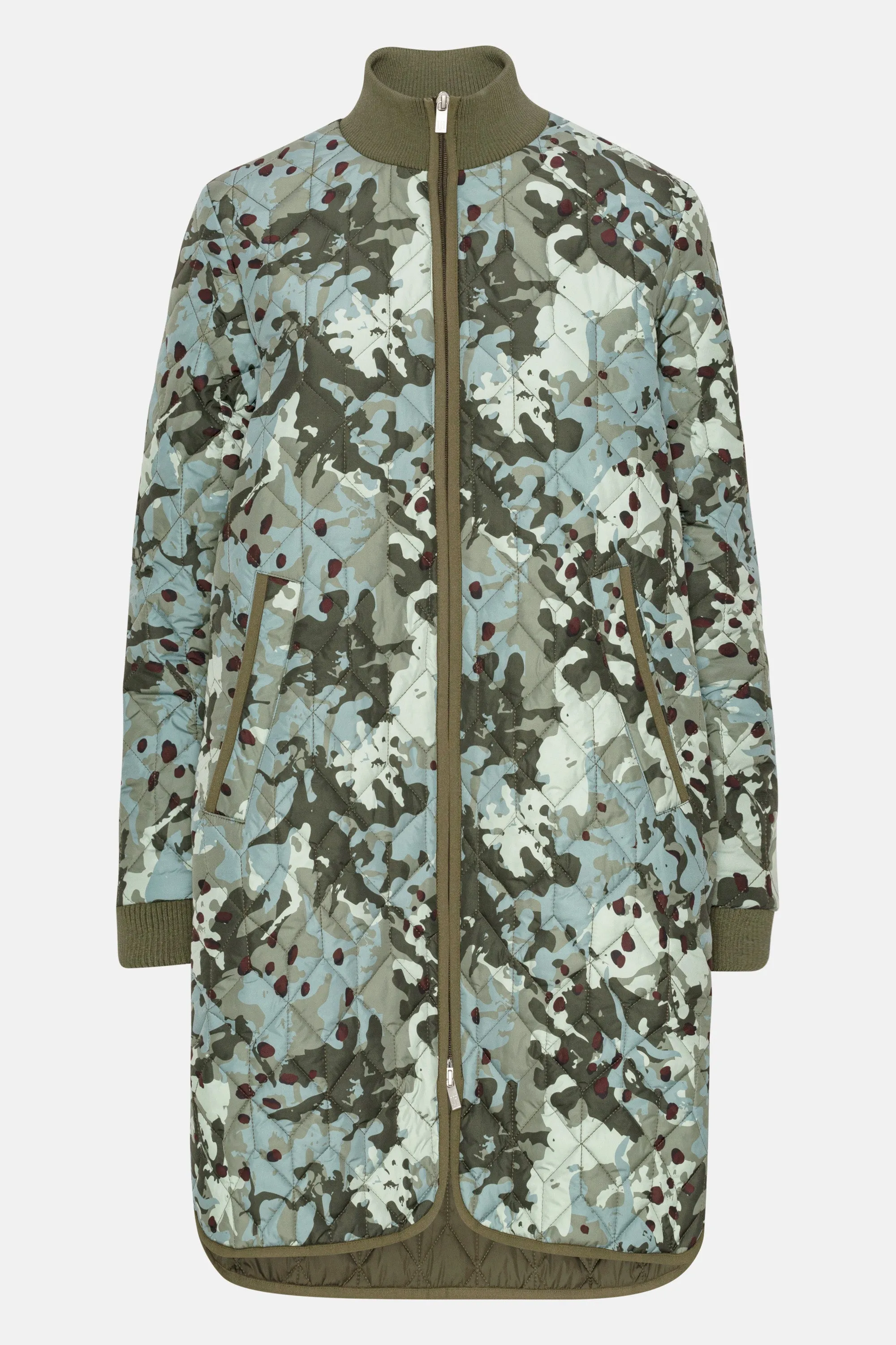 Quilt Coat - Green Camo