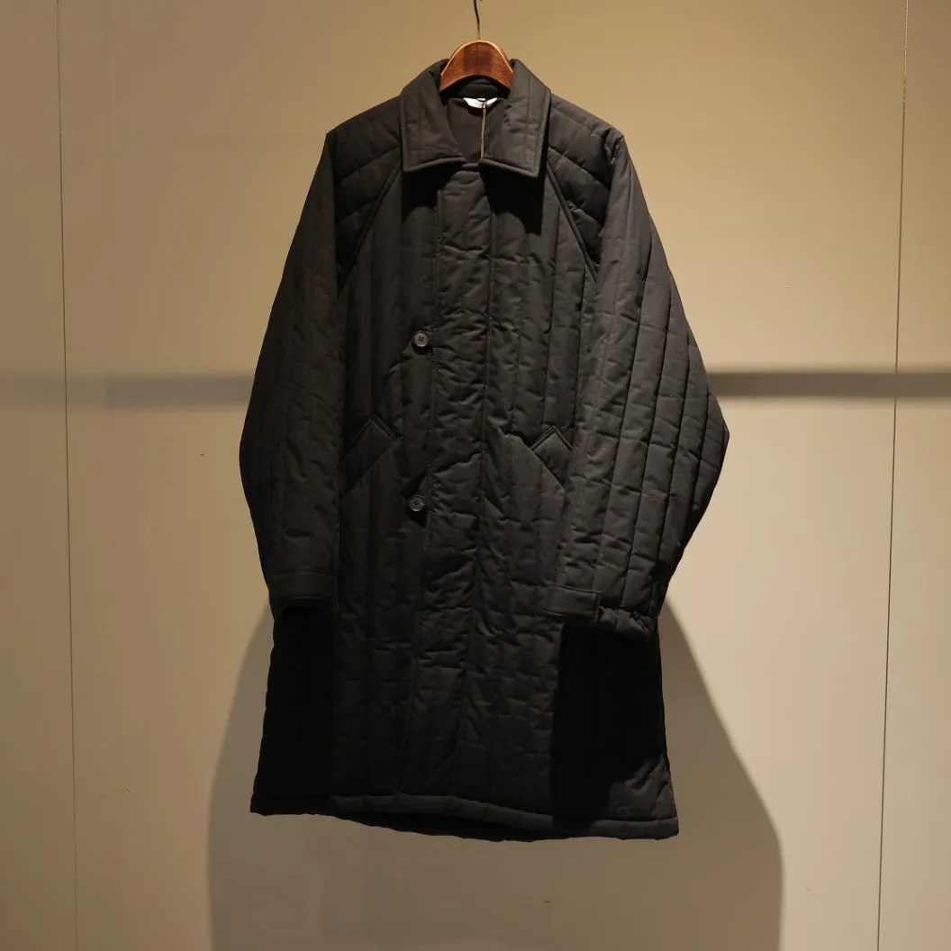 QUILTED RAGLAN COAT