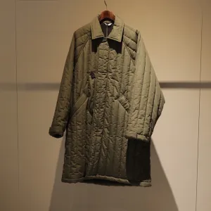 QUILTED RAGLAN COAT
