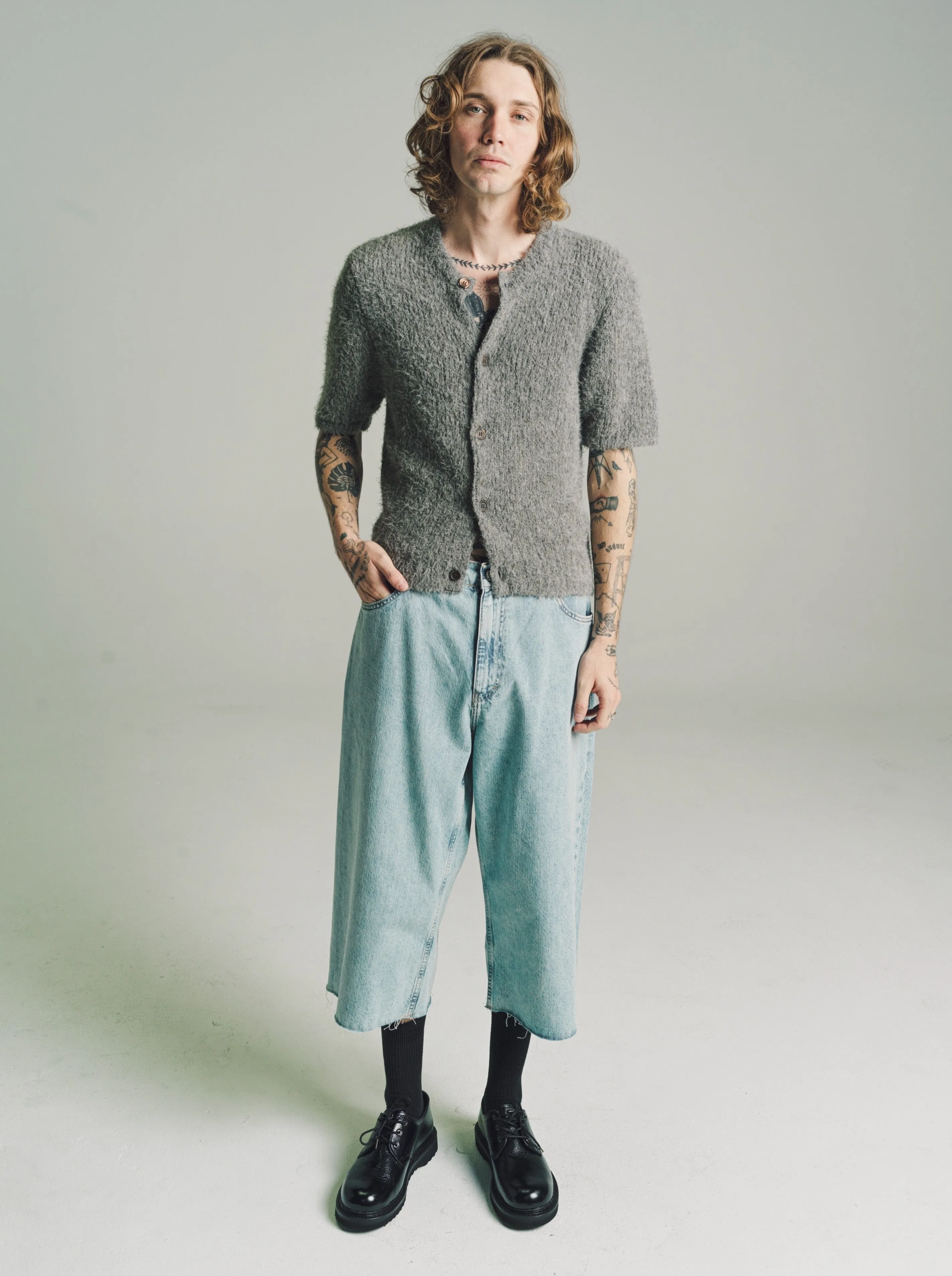 Rider Wash Denim Capri Cut
