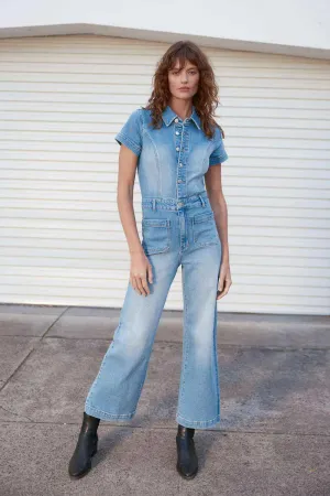 Rolla's Sailor Jumpsuit Ranch Mid Vintage Blue