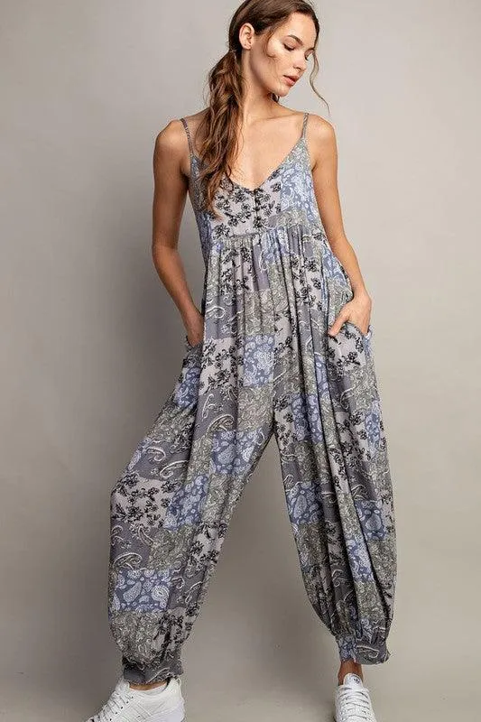 Rustic Rose Jumpsuit (FINAL SALE)