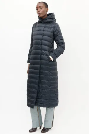 S Black Quilted Reversible The Cube Coat