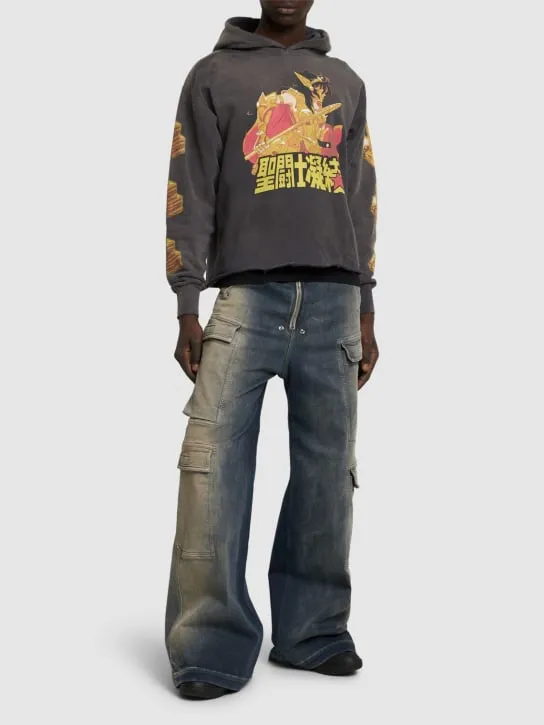 Saint Michael   Manga print hoodie 