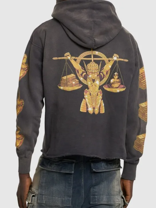 Saint Michael   Manga print hoodie 