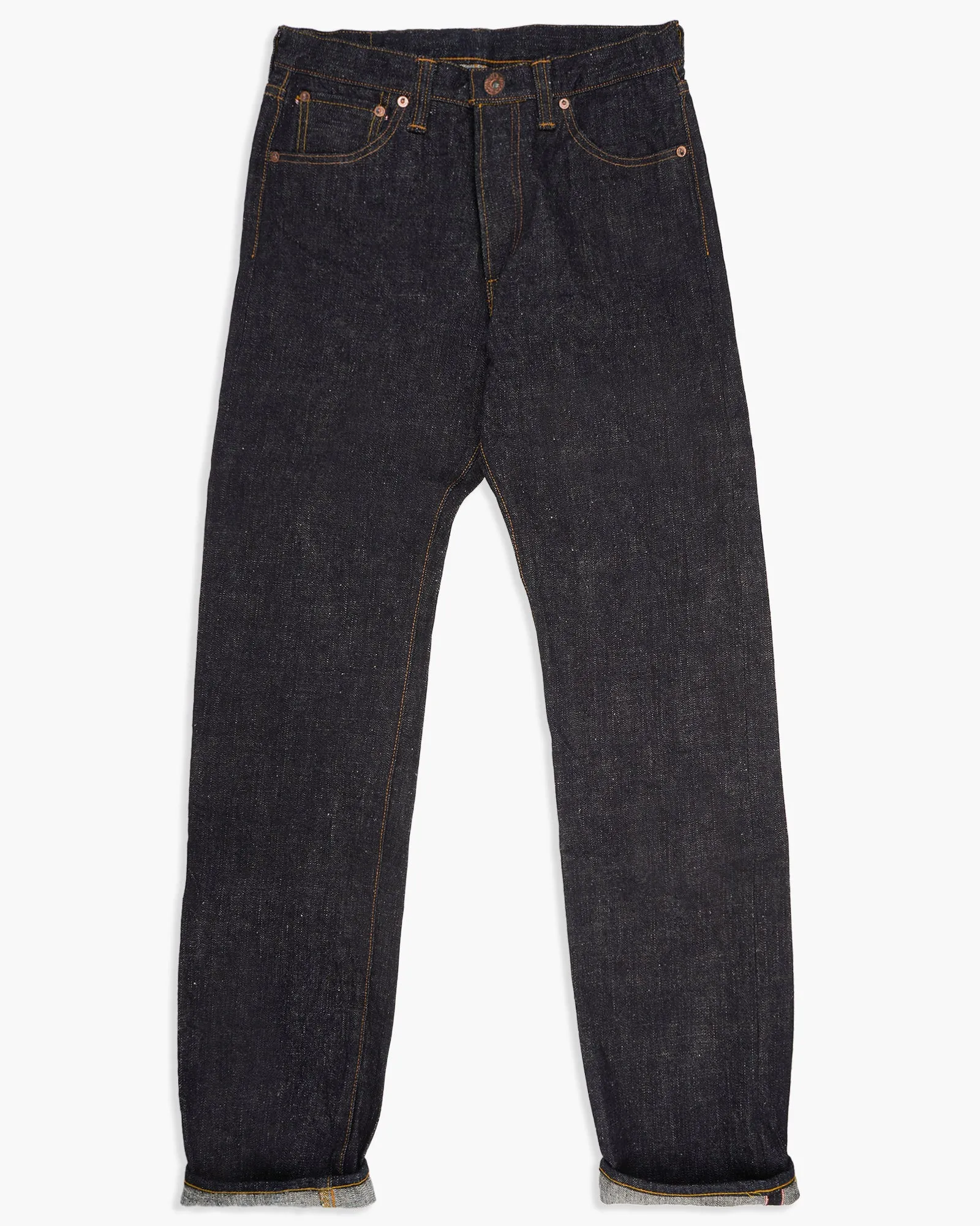 Samurai Jeans S5100VX 17oz Zero  High Rise Straight Fit Selvedge Mens Jeans - Onewash