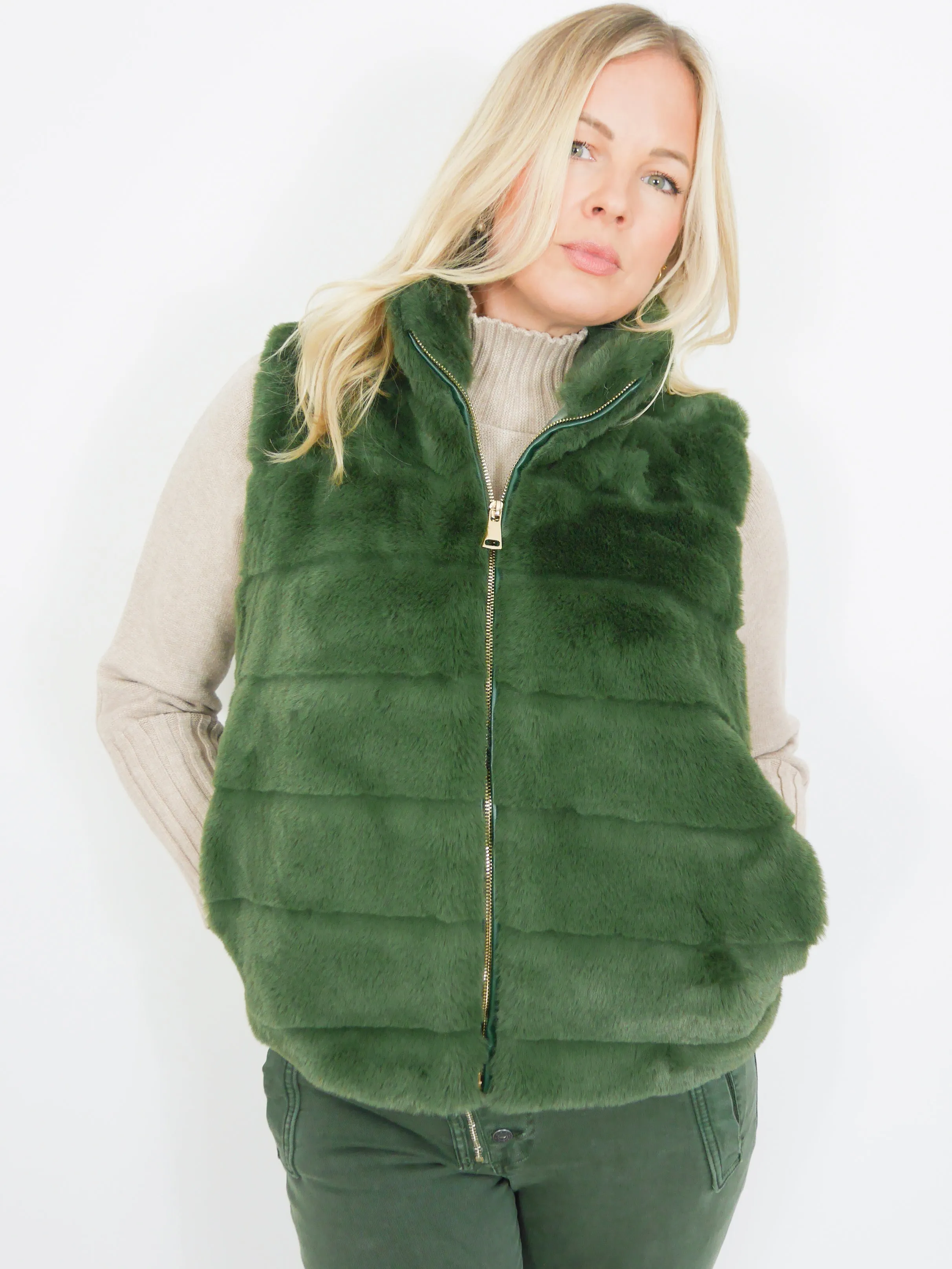 Sienna Gilet Green
