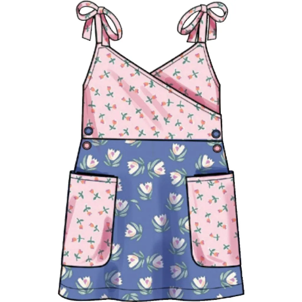 Simplicity Sewing Pattern S9558 Toddlers' and Children's Jumpsuit, Romper and Jumper