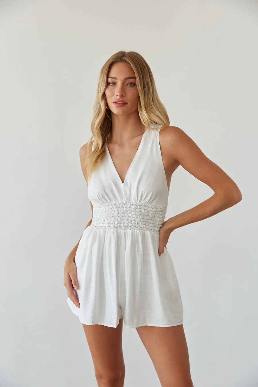 Skyla Tie Back Romper