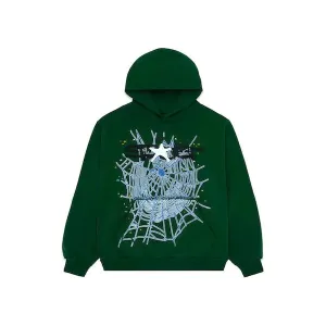 Sp5der Web Hoodie Hunter Green