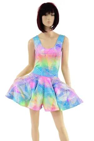 Spectrum Holographic Fit and Flare Pocket Romper