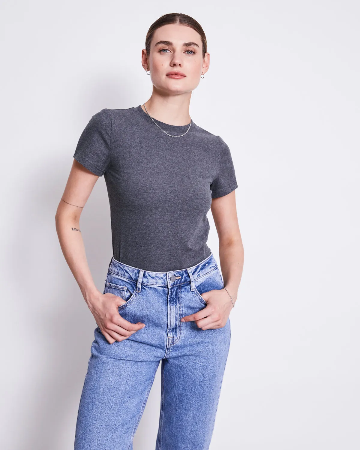 STRAIGHT LEG JEANS ALBA LIGHT BLUE