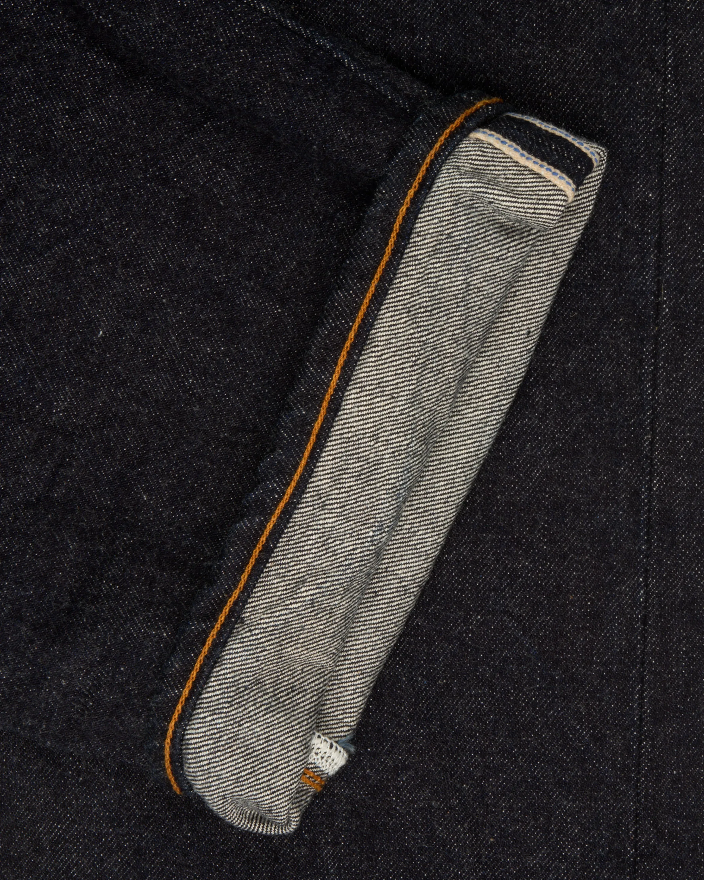 Studio D'Artisan SD-103 Slim Straight Mens Jeans - 15oz Indigo Selvedge / Onewash