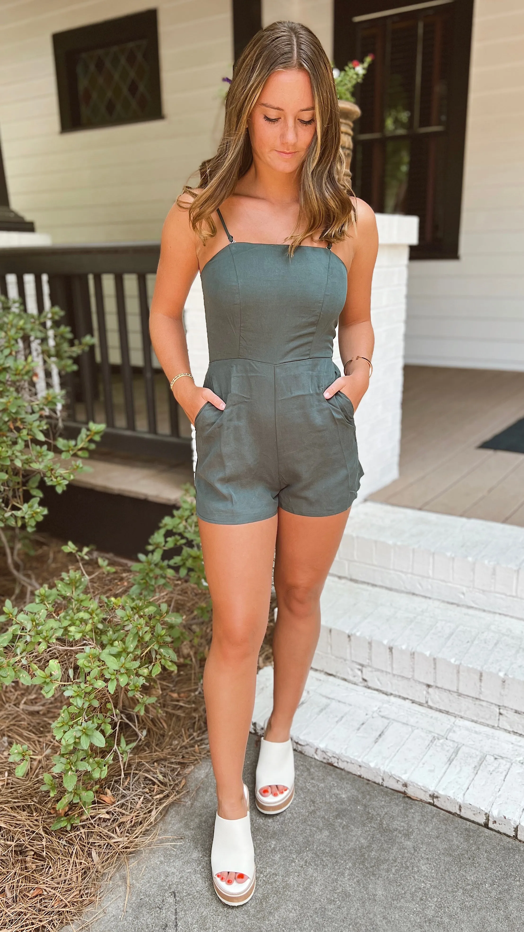 The Evergreen Romper