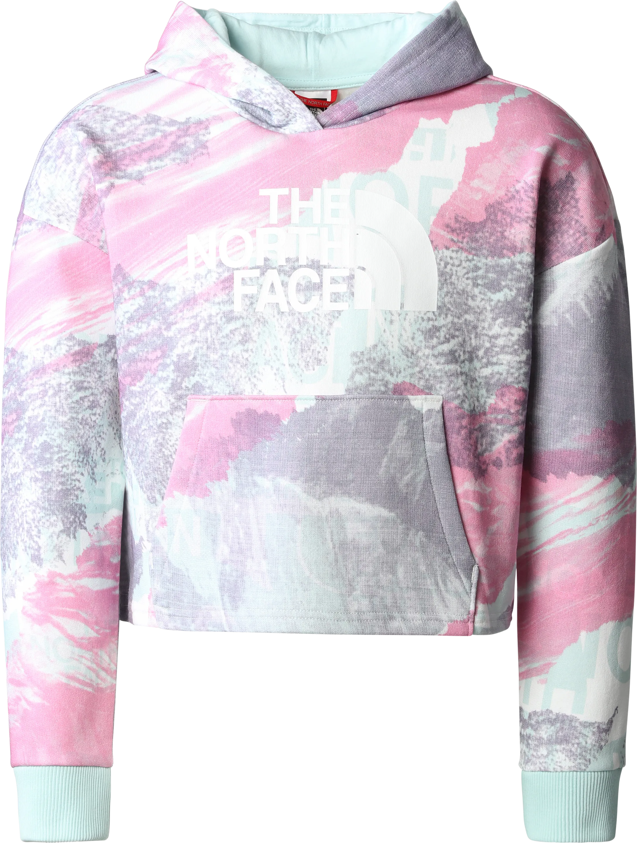 The North Face Girls&#x27; Drew Peak Light Hoodie Super Pink Girls Print | Buy The North Face Girls&#x27; Drew Peak Light Hoodie Super Pink Girls Print here | Outnorth