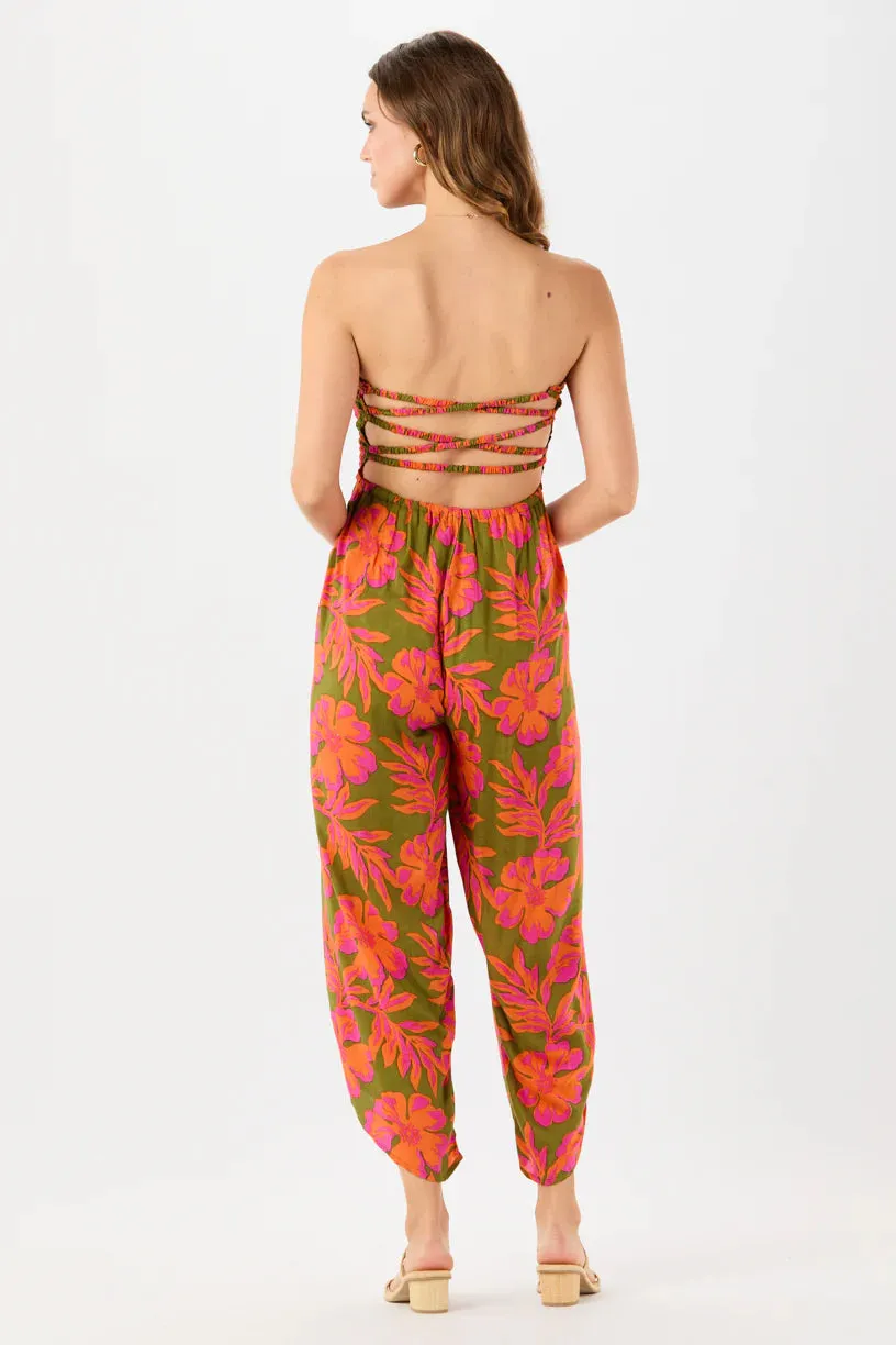 TIARE HAWAII Hoku Jumpsuit - Seychelles Green