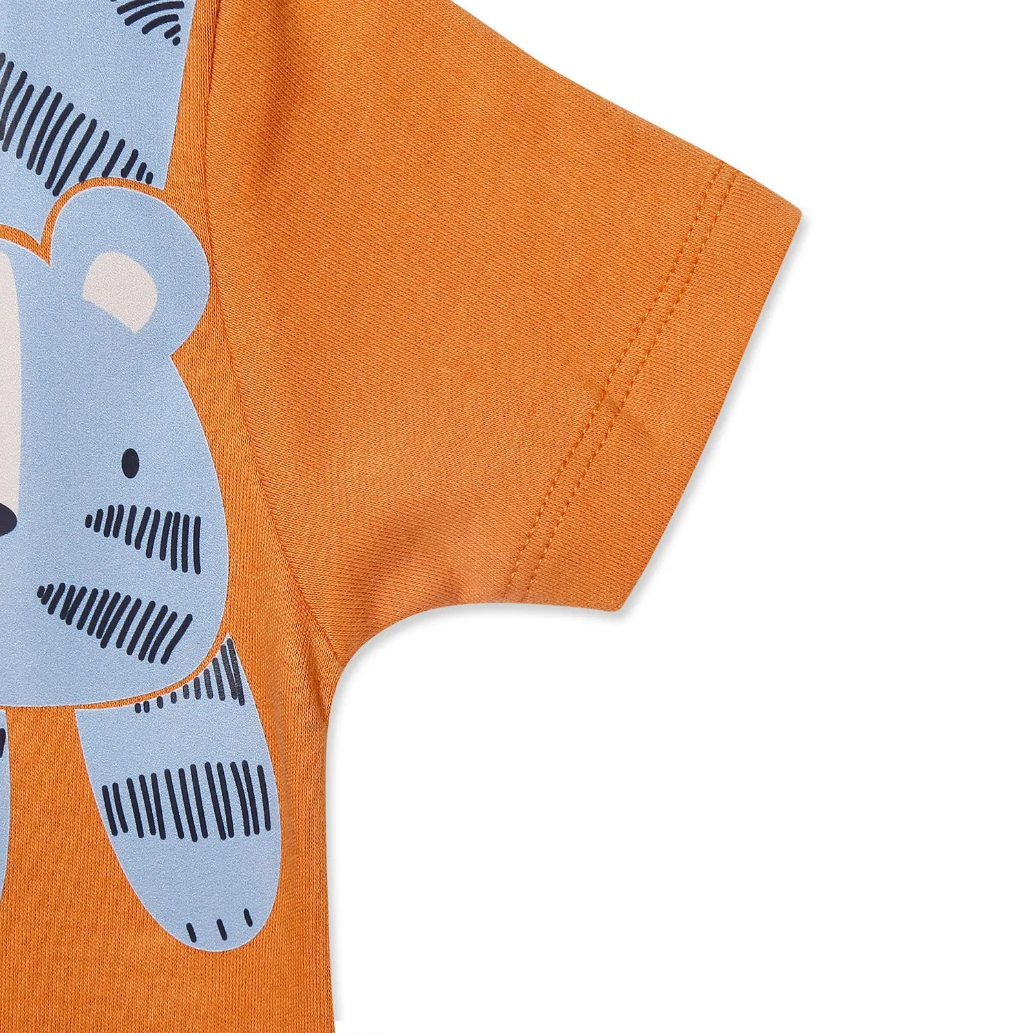 Tiger Placement Half Romper