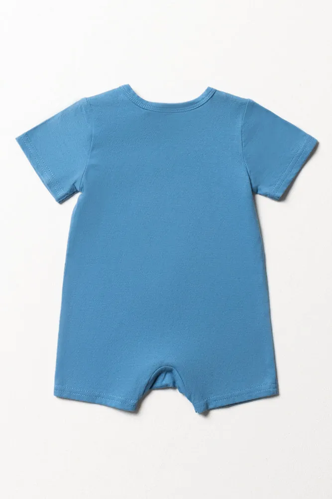 Tiger Romper Blue