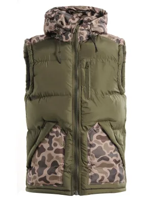 Tokyo Laundry Briscoe Hooded Camo Gilet