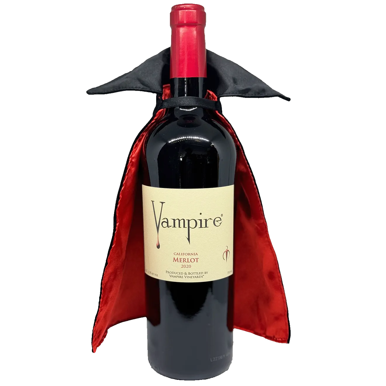 VAMPIRE® MERLOT WITH VAMPIRE WINE CAPE