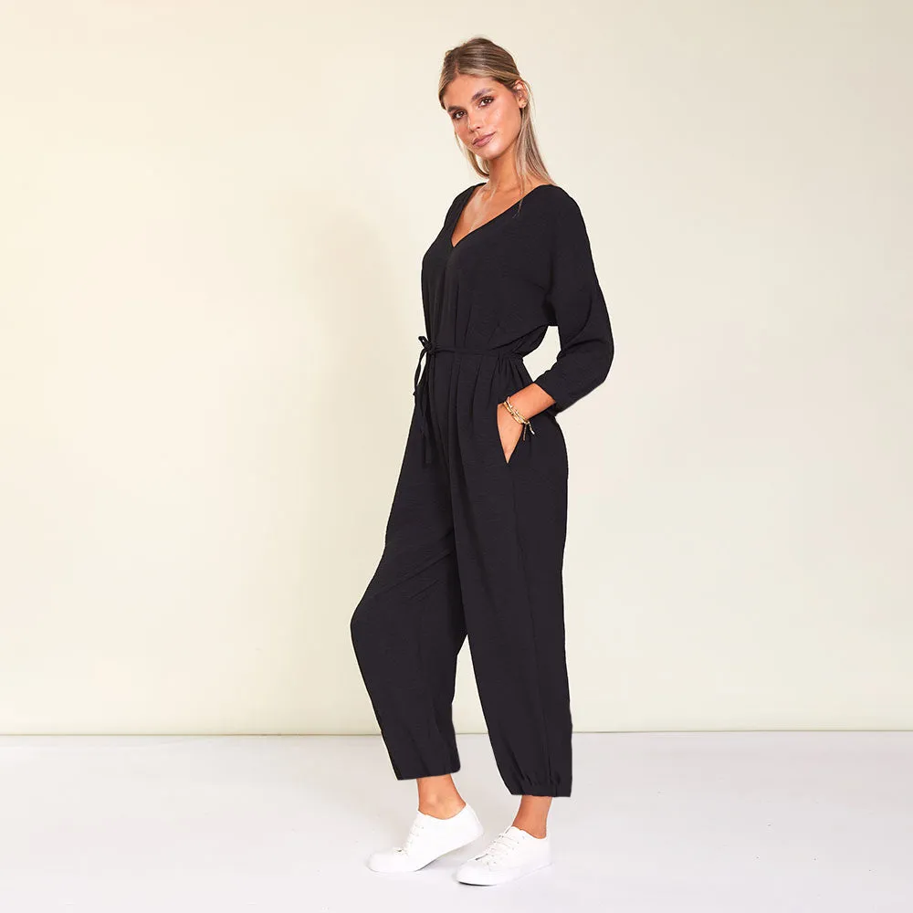 Viv Jumpsuit Khaki & Black for only €58.00