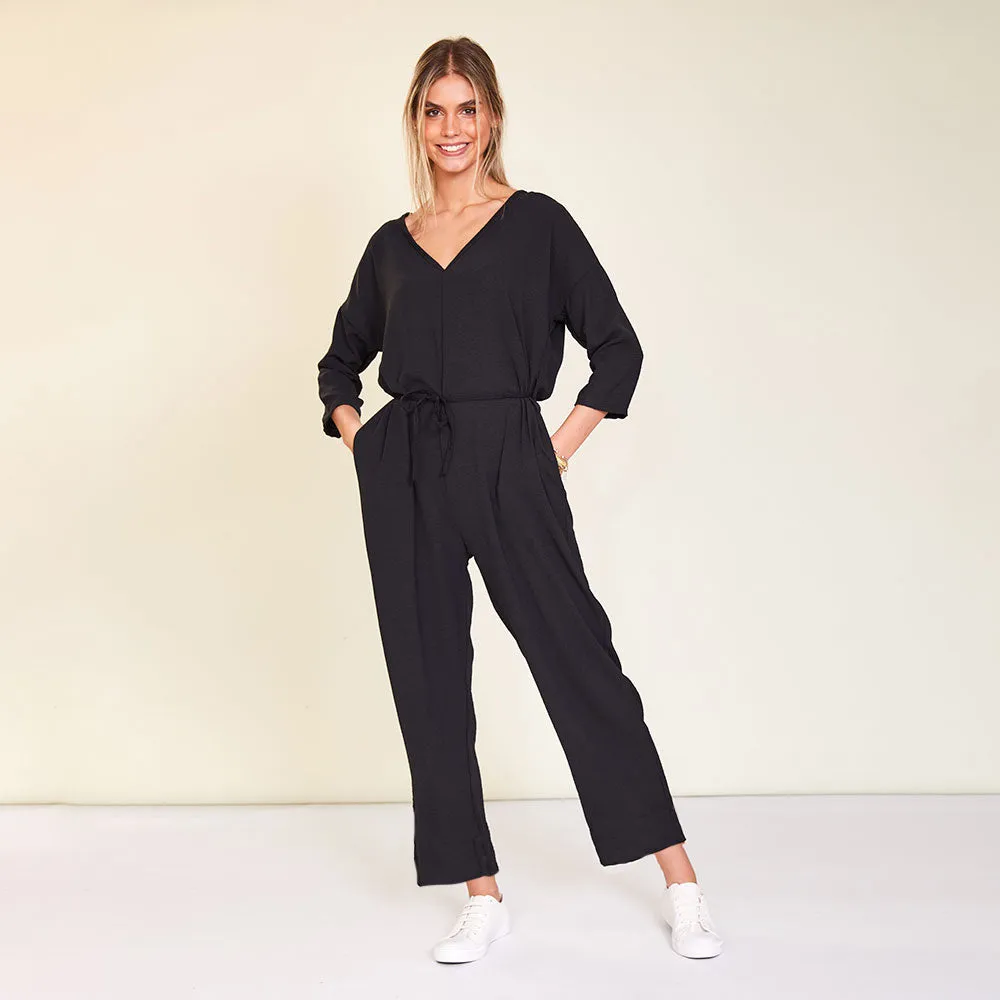 Viv Jumpsuit Khaki & Black for only €58.00