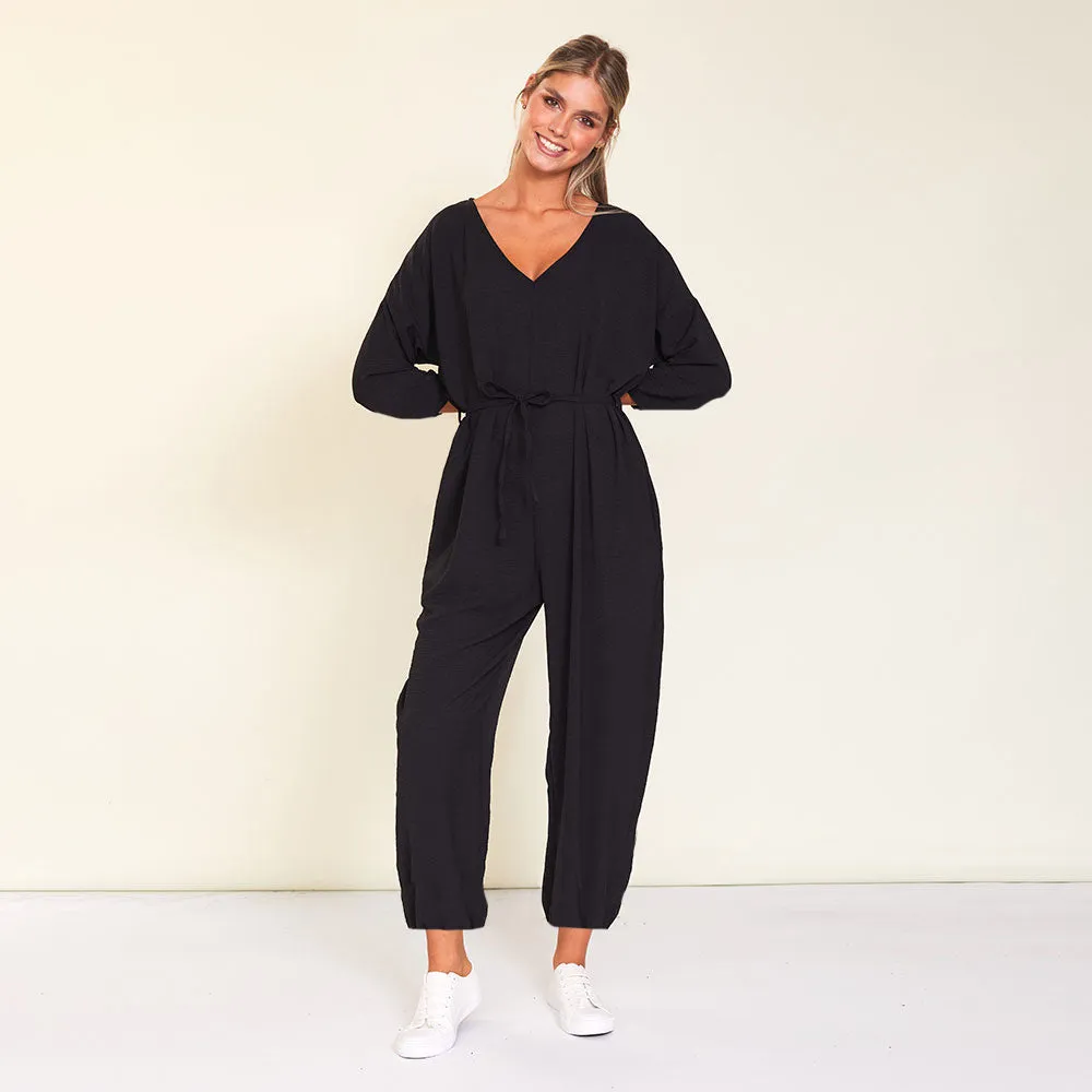 Viv Jumpsuit Khaki & Black for only €58.00