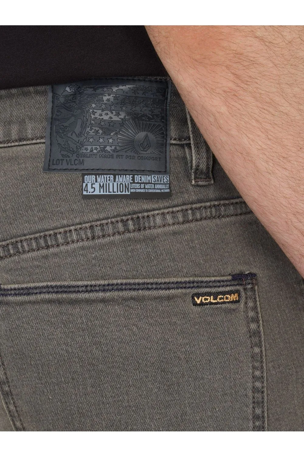 Volcom Solver Denim Black Ozone